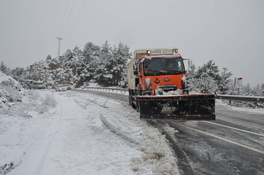 Konya-Antalya yolunda kar var mı? İşte Alacabel'den en yeni kareler 6